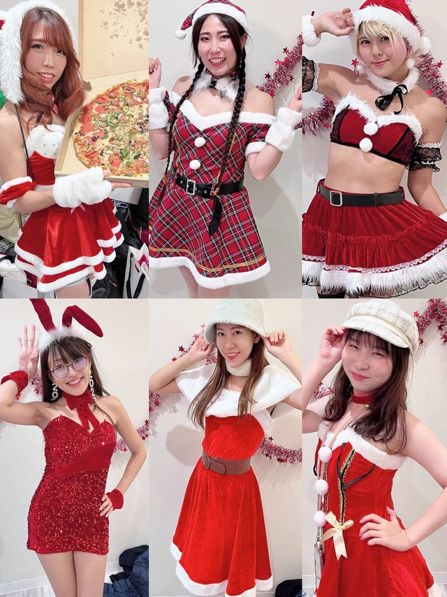 サンタコスプレ